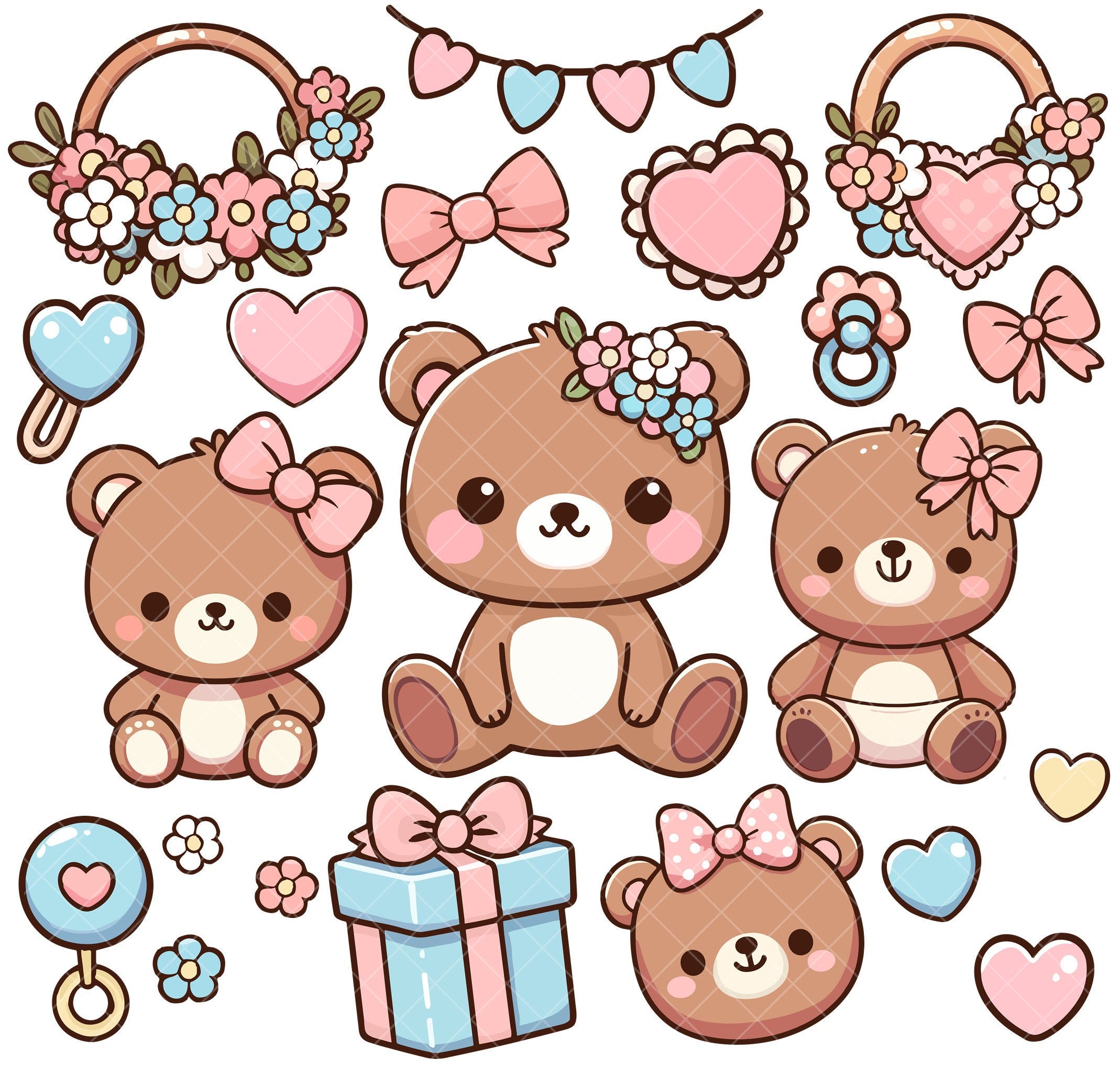 Kawaii orso clipart Italia