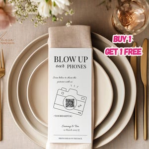 Caccia al tesoro per matrimonio, biglietto di benvenuto "Trova l'oggetto", condivisione di foto tramite codice QR, modello Canva, download digitale