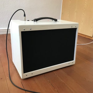 Tube amplifier Fenfer-Style 5E3 Deluxe for electric guitar. Combo amplifier Jensen AlNiCo