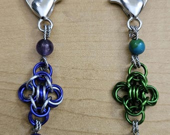 Chainmail Keychain with Custom Colors