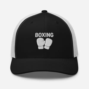 Embroidered Boxing Retro Trucker Cap, boxing hat, Boxing hats, boxing lover hat, retro boxing cap, boxing dad hat, women boxing hat, boxer