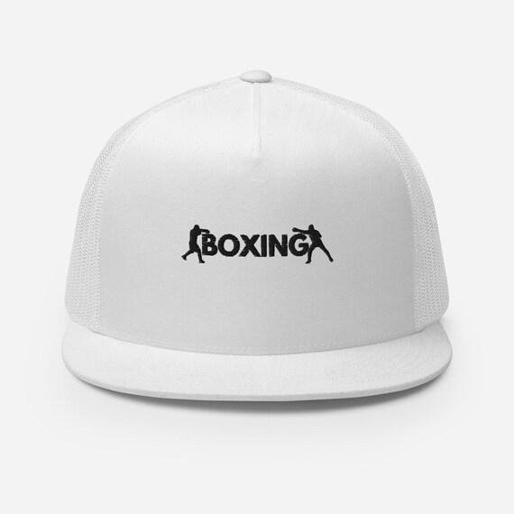 Boxing Trucker Cap, Embroidered Boxing Hat, Boxing Cap, Boxer Hat