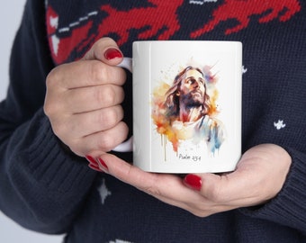 God is with me - Biblical Verses Mug, Bible Quote Mug, Bible Verse mug, Christian Mug Ceramic11oz