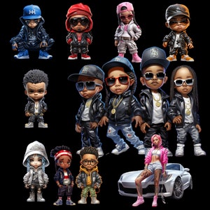10 soldi delinquente vita Png bundle urbano streetwear file in formato SVG Design trendy T-shirt Dope Design download immediato