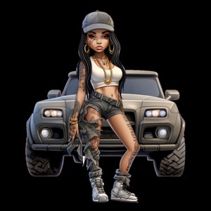Dope Car Money misdadigersleven stedelijke streetwear Png-bestand Ontwerp digitale kunst T-shirt Dope Design instant Girl download