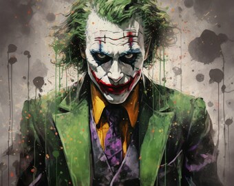 TheJoker png Printable poster wall art home decor