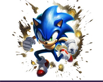 Téléchargement numérique instantané de Sonic le hérisson Png clipart svg