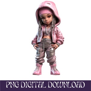 Dope Money Girl thug life urban streetwear svg Png file Design digital art T-shirt Dope Design instant download