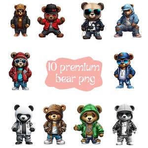 Teddy Bär Png Bundle Hustler Hip Hop svg Geld