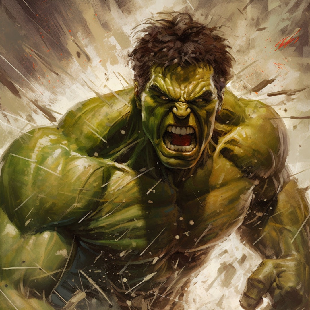 The Incredible Hulk Png Print Printable Poster Wall Art Home Decor - Etsy