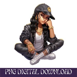 Dope Geld thug life urban streetwear svg Png Datei Design digitale Kunst T-Shirt Dope Girl Design-sofort-Download