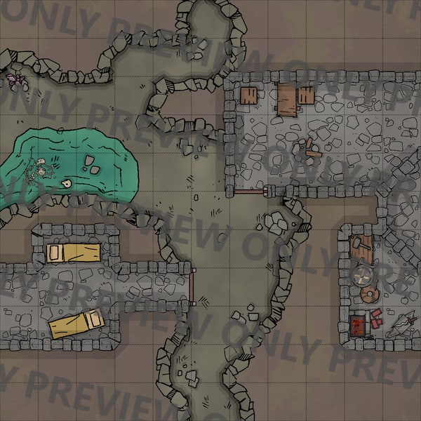 Bandit Cave Battle Map