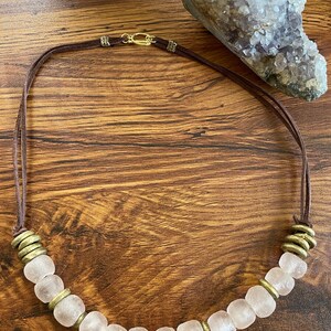Boho Glass Bead Necklace