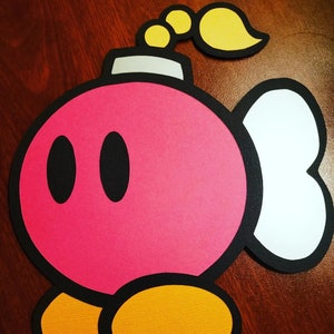 Paper Mario Bombette Wall Art
