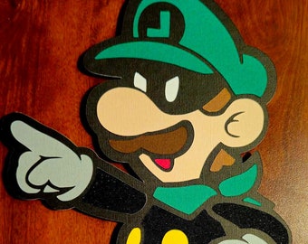 Paper Mario Mr. L Wall Art