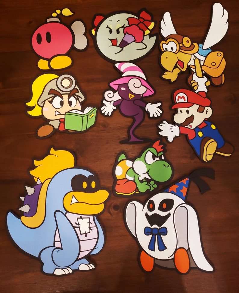 Super Mario 8bit Wall Art Etsy