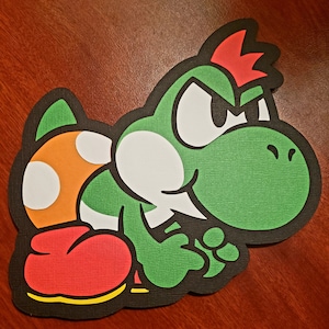 Paper Mario Yoshi Kid Wall Art