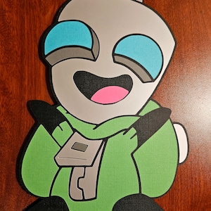 Arte de parede em papel do Gir (Invasor Zim)