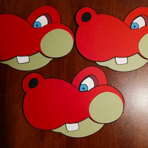 Paper Mario Hooktail Papercraft Art