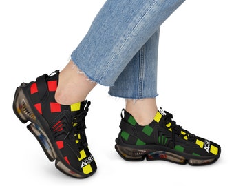 AcropA - Rasta Unblocked - Women's Mesh Sneakers