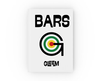 Gleem Classic Bars Lyric Writing Pad | Ideal for Musicians, Poets, Creative Writing, Bullet Journaling, Unique Gifts