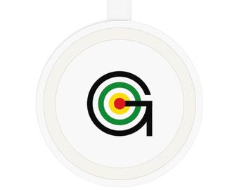Gleem Classic Wireless Charging Pad for Home and Office, Qi-Compatible, Fast Charging Station, Tech Gift Idea, Phone