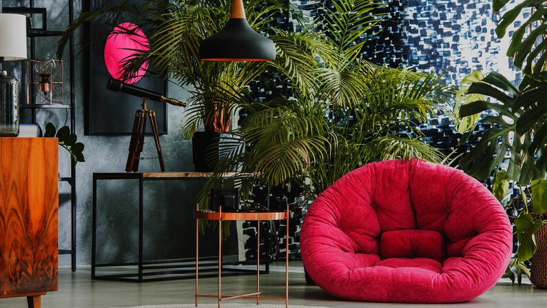Zoom Virtual Backgrounds Pink Chair Backdrop Office - Etsy Australia