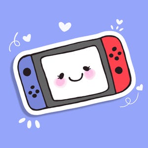 Sticker body gameconsole | Vintage gaming-vinylsticker | Gamercadeau