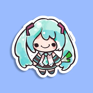 hastune miku sticker holographisches wasserfestes vinyl