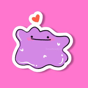 Ditto Sticker | Water Resistant Vinyl Sticker