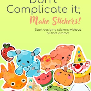 Ebook Sticker Design 101 Ebook: Anfängerleitfaden, Tipps & Tricks (PDF Download-Leitfaden) AKTUALISIERT