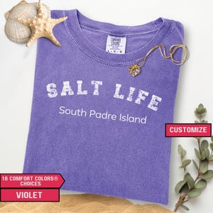 Personalisierte Strand Urlaub T-Shirt, Familien Strand Reise benutzerdefinierte Strand Shirt, Cousin Urlaub, Mädchen Reise Strand T-Shirt Salz Leben Urlaub Shirt