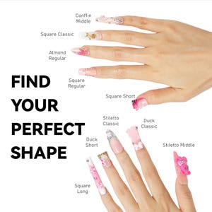 Rhinestone Short Press On Nails – Handmade Colorful Fake Nails | Bling Summer Nails | Party Nail Art | Bold Glam Nail Set K21 画像 8