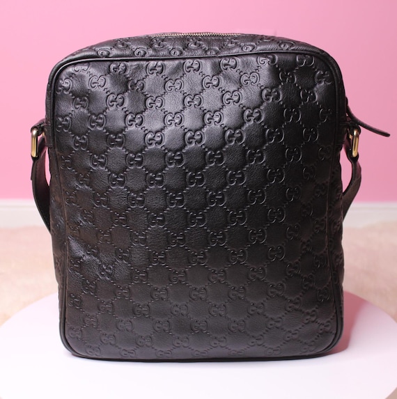 バッグ 865 vintage gucci gg shoulder bag black Gucci - Super Mini GG shoulder bag black - The Corner