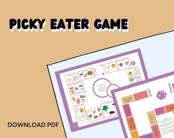 Picky eater food exploration game -printable - your child will eat more veggies!