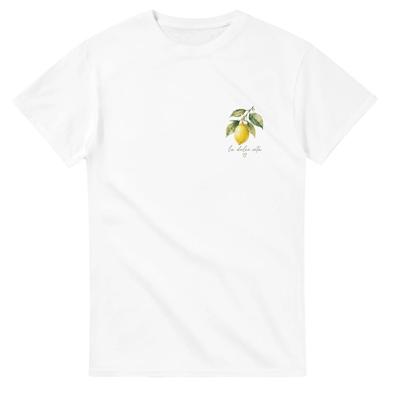 La Dolce Vita T-Shirt, Unisex Cotton T-Shirt, Summer Shirt, Gift for Italy Lovers, Holiday Outfit image 4