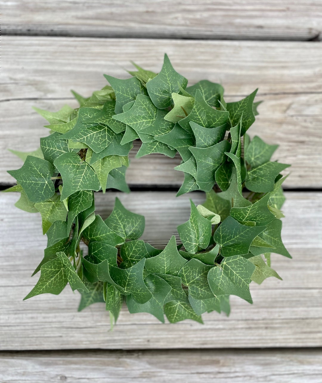 Ivy Candle Wreath, Yearround Candle Wreath, Table Decor, Wall Art, Ivy