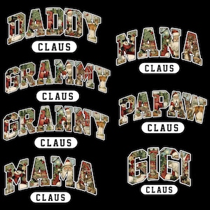 Vintage Christmas Mama Mini Bundle Png, Mama Claus Png, Christmas Design, Christmas Family Matching Png Png,Christmas Mama Nana Coquette Bow
