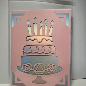 Cartão de aniversário AA