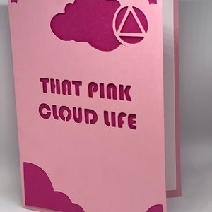 Pinke Wolke Karte