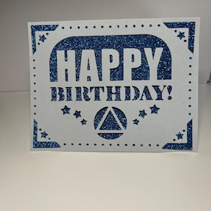 Cartão de aniversário AA
