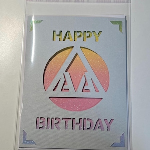 Cartão de aniversário AA