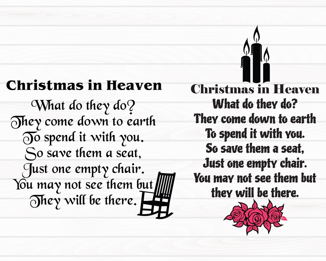Christmas in Heaven Svg Christmas in Heaven Cardinal Svg Etsy