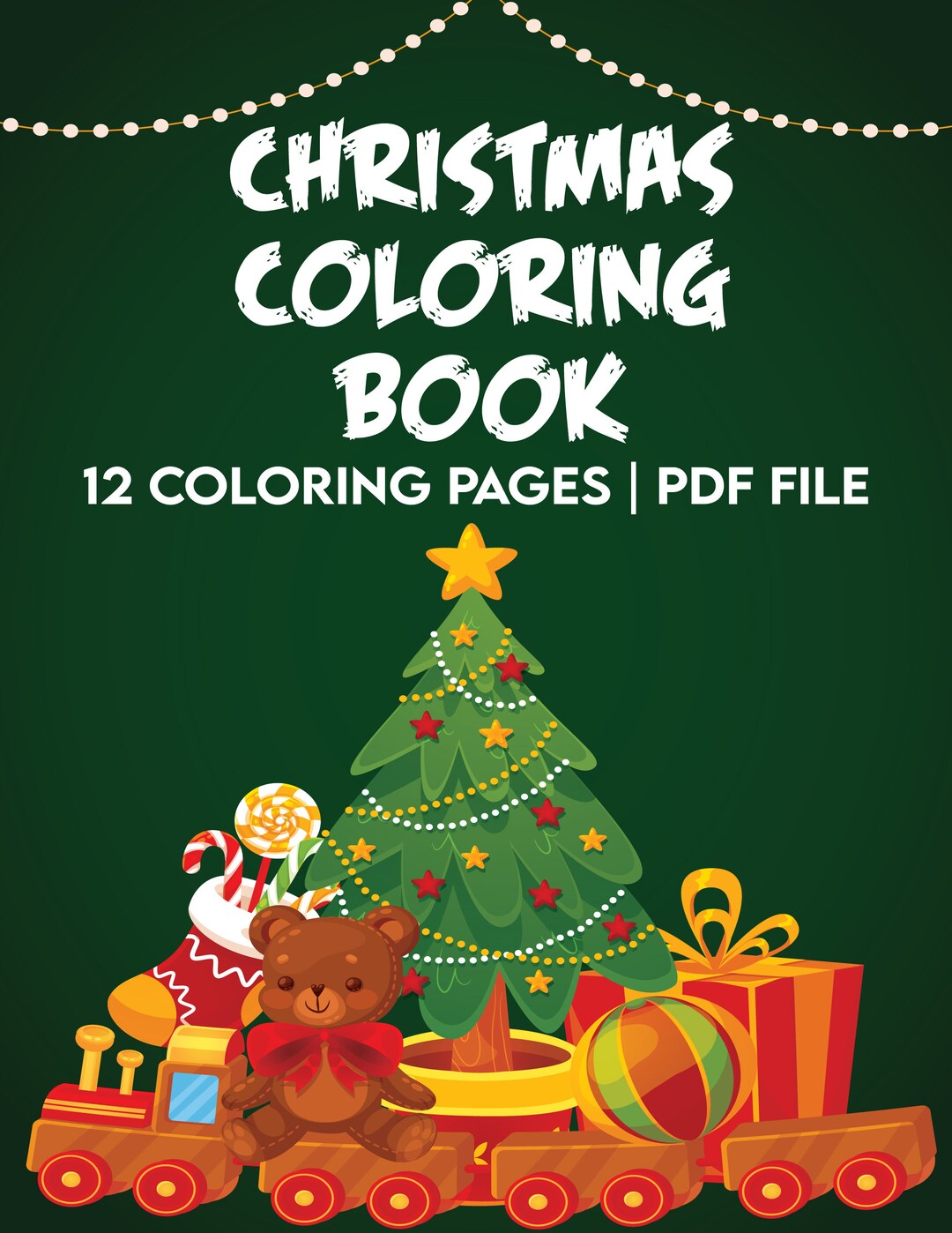 Christmas Coloring Pages, Christmas Coloring Book, Christmas Activity