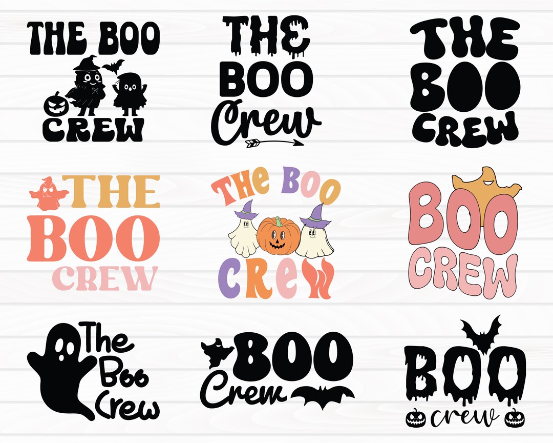 The Boo Crew Svg, Boo Crew Svg, Boo Svg, Boo Boo Crew Svg, Witch Svg