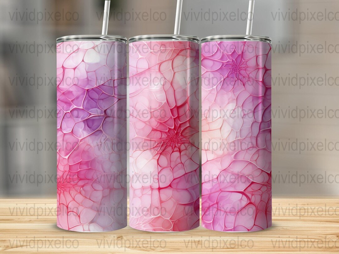 3d Pastel Spider Web Halloween 20oz Skinny Tumbler Sublimation Wrap ...
