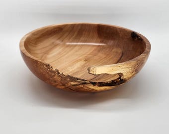 Discounted* Big leaf maple bowl with natural inclusion.
