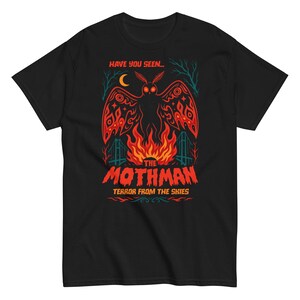 Mothman Shirt, Cryptid Graphic Tee,  cryptozoology funny gift,