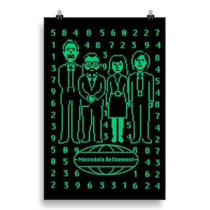 Severance TV Series Poster, Lumon Industries Gift, Retro Minimalist Wall Art