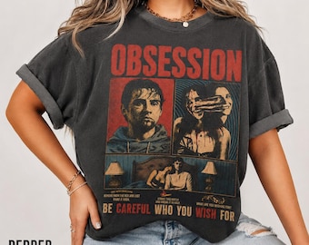 T-Shirt zum Horrorfilm „Obsession“ (2026), Vintage Comfort Colors Grafik-T-Shirt